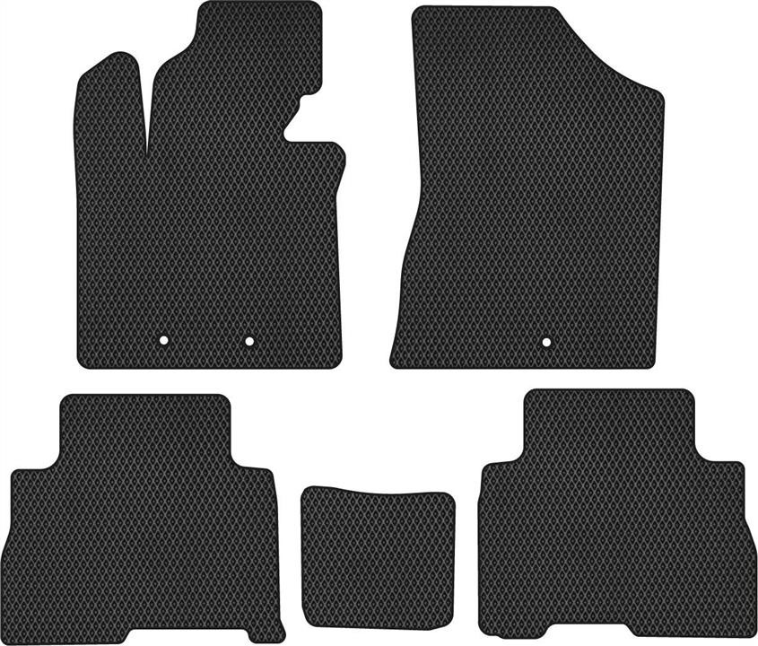 EVAtech KI3353CV5CP3RBB Floor mats for Kia Sorento (2012-2014), black KI3353CV5CP3RBB