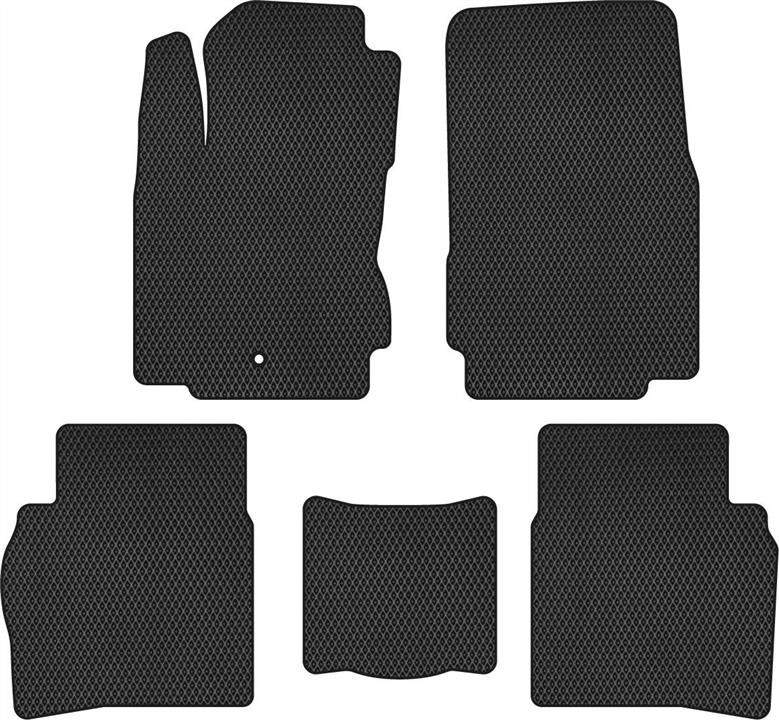 EVAtech NS3189C5RBB Floor mats for Nissan Note (2005-2013), black NS3189C5RBB