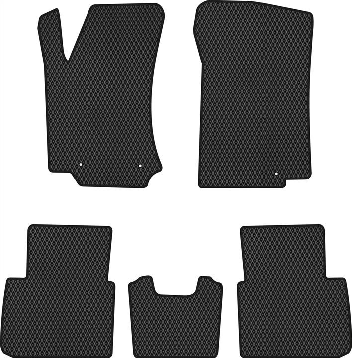 EVAtech NS1725C5LA3RBB Floor mats for Nissan Altima (2012-2018), black NS1725C5LA3RBB