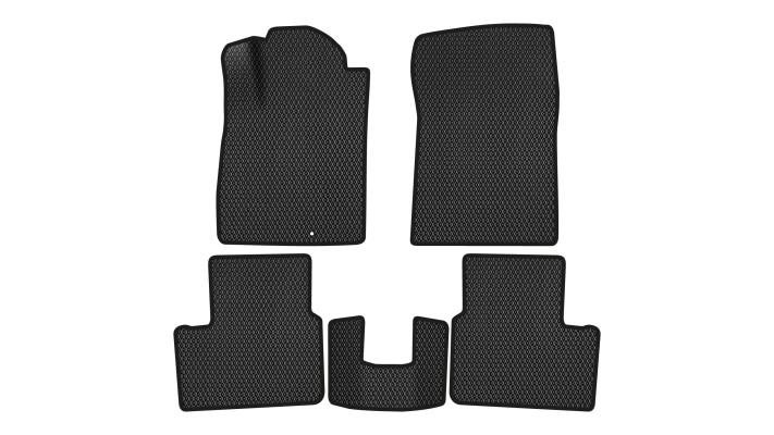 EVAtech NS41519CD5LA1RBB Floor mats for Nissan Micra IV (2013-2016), black NS41519CD5LA1RBB