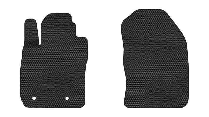 EVAtech FD12788AV2RBB Floor mats for Ford Fiesta (2009-2019), black FD12788AV2RBB