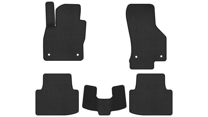 EVAtech VW31151CRG5AV4RBB Floor mats for Volkswagen Passat (2014-), black VW31151CRG5AV4RBB
