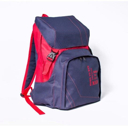 MAD | born to win™ RUR5101 Urban backpack 22L, blue-red RUR5101