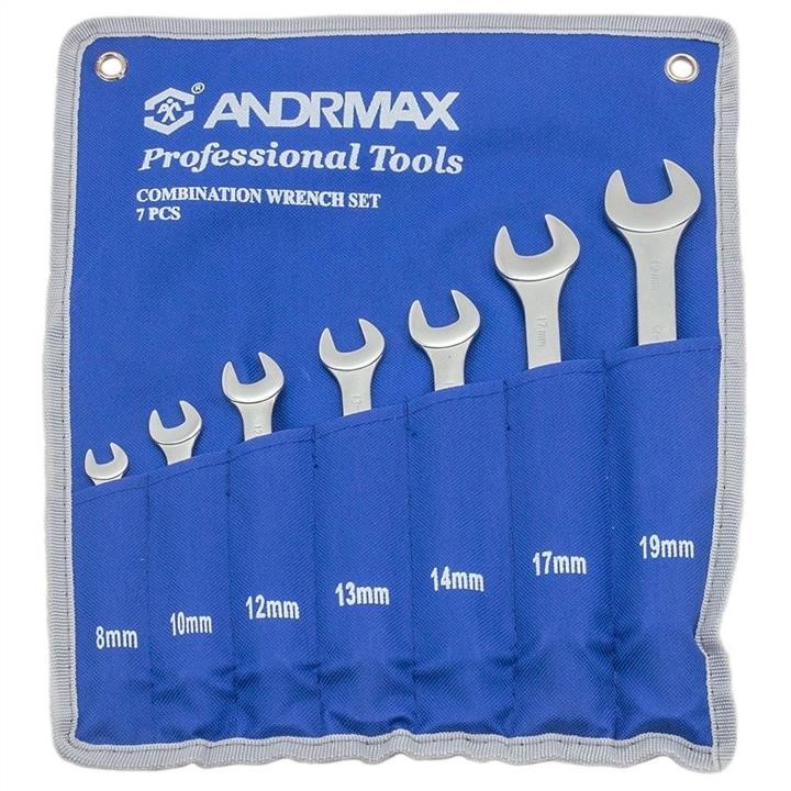 Andrmax 1407 Set of combined wrenches, 7 pcs. 1407