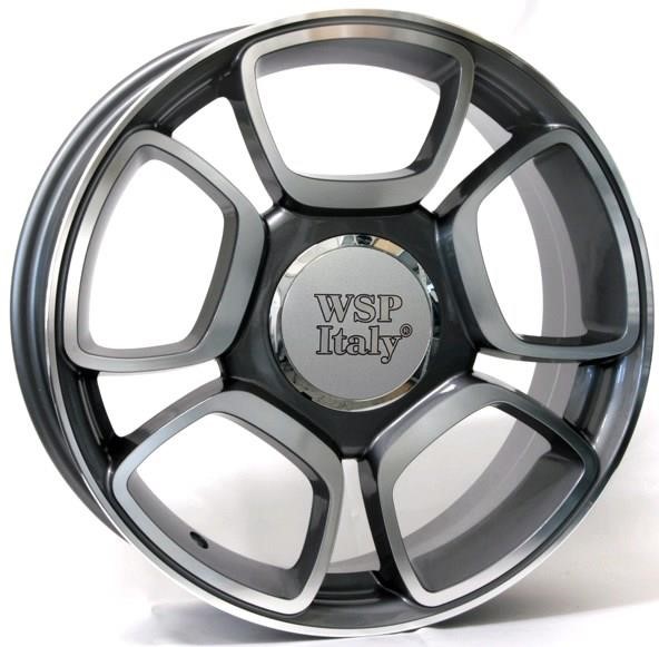 WSP Italy RFI17705730FNA Light Alloy Wheel WSP Italy W157 FORIO 4X98 ET30 DIA58,1 ANTHRACITE POLISHED RFI17705730FNA