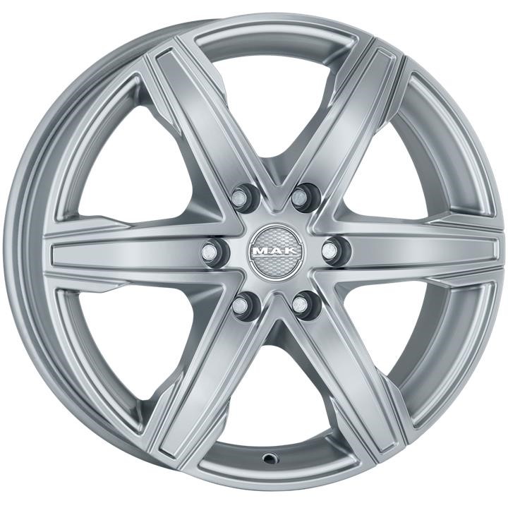 F65606GSI50QZ MAK Light Alloy Wheel MAK Wheels KING6 6,5x16 6x125 ET50 DIA74,1 Silver