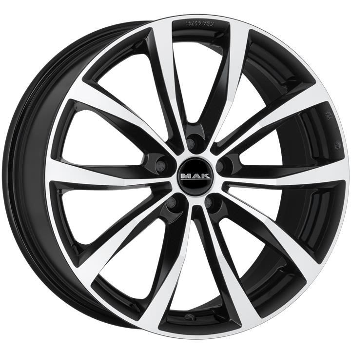 F8090WFBM35P MAK Light Alloy Wheel MAK Wheels WOLF 8x19 5x100 ET35 DIA72 BLACK MIRROR