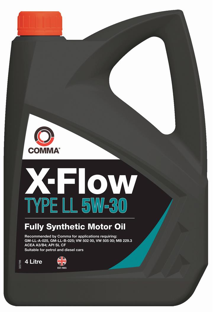 Comma XFLL4L Engine oil Comma X-Flow Type LL 5W-30, 4L XFLL4L