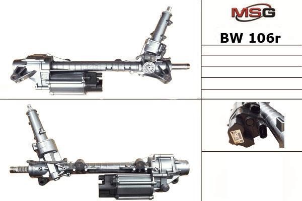 Reconditioned steering rack MSG Rebuilding BW406.NLR0.R
