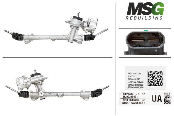Rack and pinion steering Mini: BW416NLF0R MSG Rebuilding Reconditioned steering rack