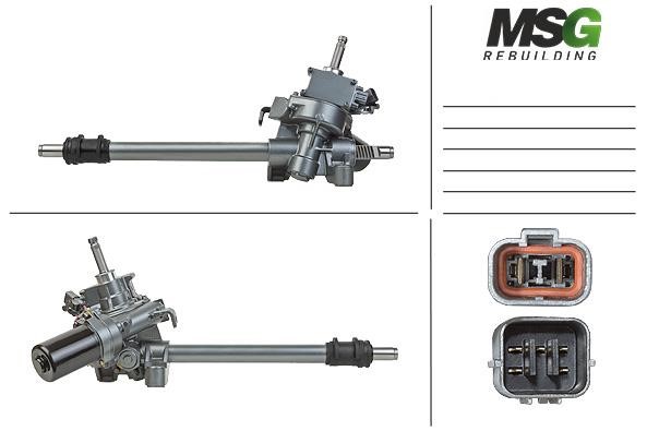 Rack and pinion steering Honda: HO407NLFNR MSG Rebuilding Reconditioned steering rack