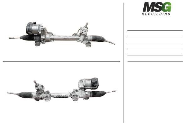 Rack and pinion steering Toyota Camry: TY403NLF0R MSG Rebuilding Reconditioned steering rack