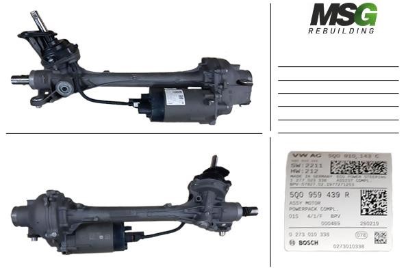 MSG Rebuilding VW423.NL00.R Reconditioned steering rack VW423NL00R