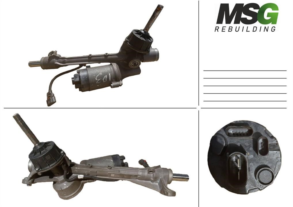 Rack and pinion steering Volkswagen: VW434NL00R MSG Rebuilding Reconditioned steering rack