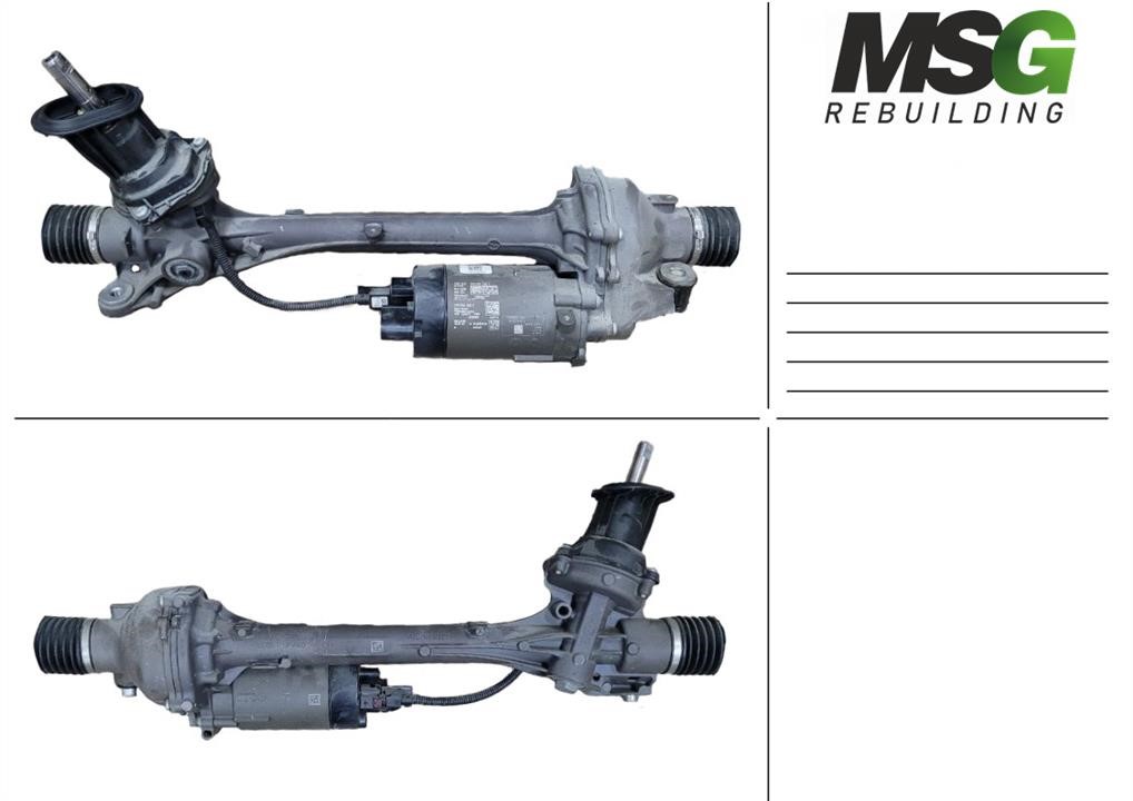 Steering rack Volkswagen Caddy: VW439NL00R MSG Rebuilding Reconditioned steering rack