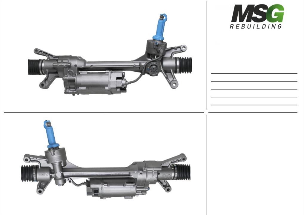 Steering rack Mercedes: ME426NLA0R MSG Rebuilding Reconditioned steering rack