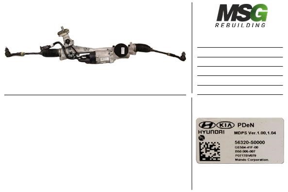 Rack and pinion steering Hyundai: HY410NLF0R MSG Rebuilding Reconditioned steering rack