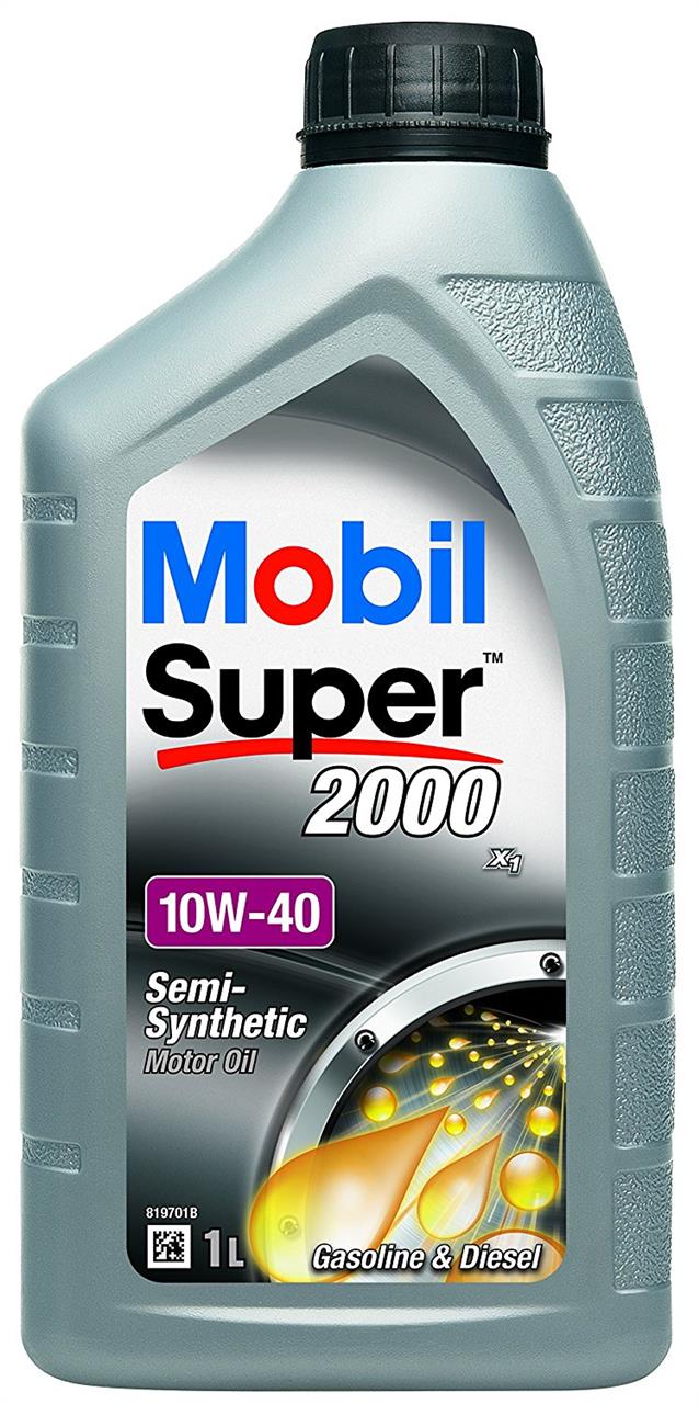Mobil 152051 Engine oil Mobil Super 2000 X1 Diesel 10W-40, 1L 152051
