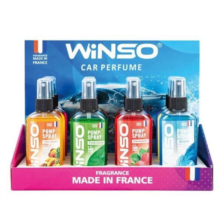 Winso 500003 Fragrance spray WINSO PUMP SPRAY box MIX №3 12pcs, 75ml 500003