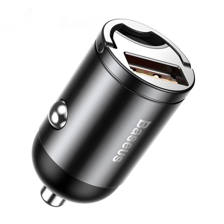 Baseus VCHX-A0G Baseus Tiny Star Mini Quick Charge Car Charger USB Port 30W Gray VCHXA0G