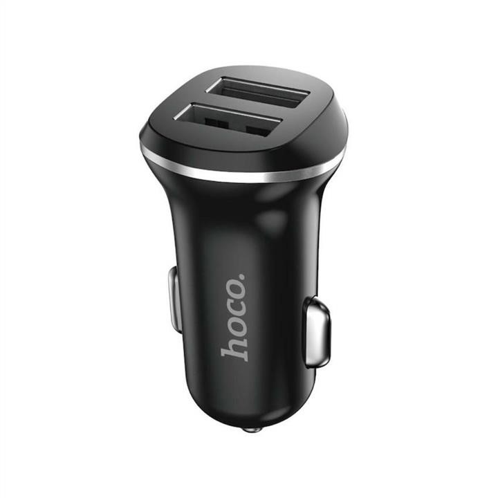 Hoco 6957531035909 Hoco Z1 double ported Car Charger Black 6957531035909