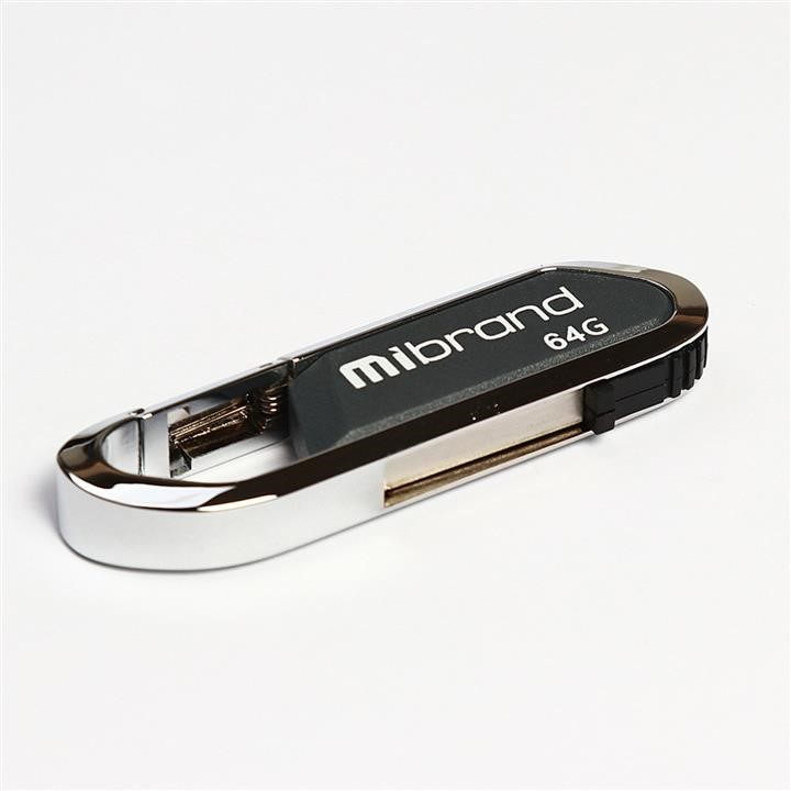 Mibrand MI2.0/AL64U7G Flash Mibrand USB 2.0 Aligator 64Gb Grey MI20AL64U7G