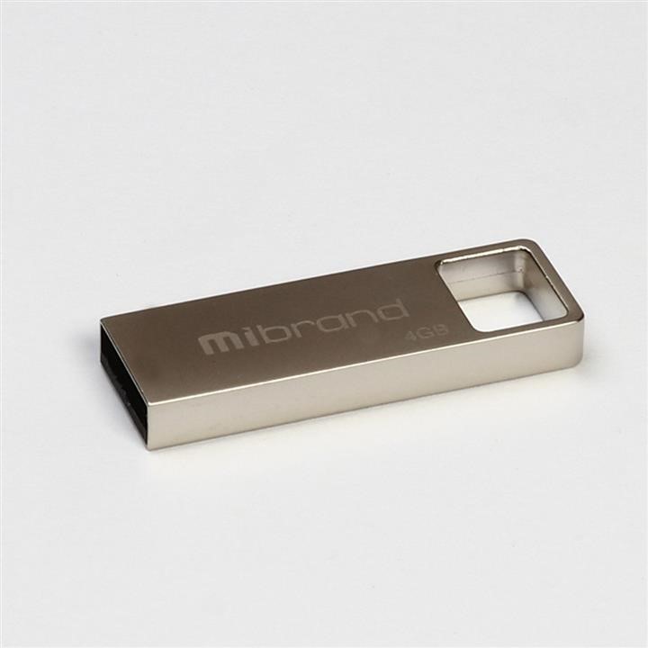 Mibrand MI2.0/SH4U4S Flash Mibrand USB 2.0 Shark 4Gb Silver MI20SH4U4S