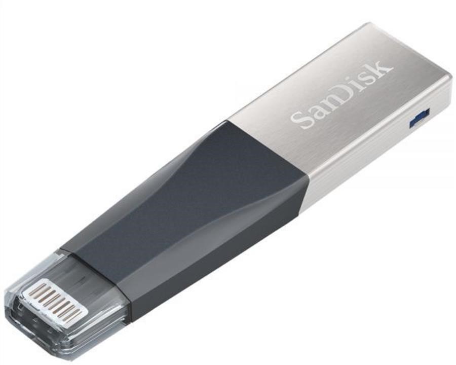 Sandisk SDIX40N-016G-GN6NN Flash SanDisk USB 3.1 iXpand Mini 16Gb Lightning Apple SDIX40N016GGN6NN