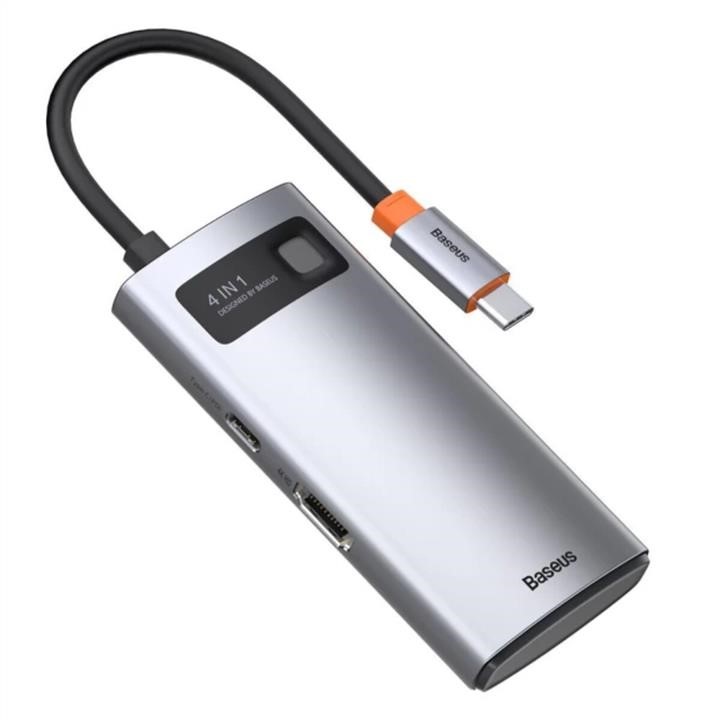 Baseus CAHUB-CY0G USB-Hub Baseus Metal Gleam Series 4-in-1 Multifunctional （Type-C to HDMI*1+USB3.0*1+USB2.0*1+PD*1） CAHUBCY0G