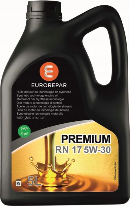 Eurorepar 1682156480 Engine oil Eurorepar Premium RN17 5W-30, 5L 1682156480