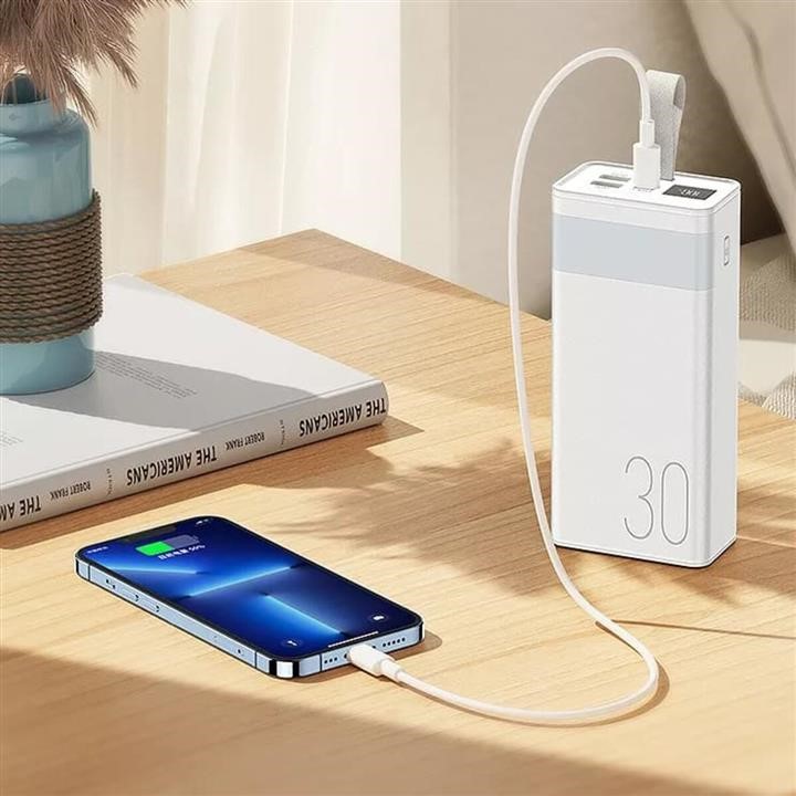 Remax RPP-320 WHITE REMAX Chinen Series 20W+22.5W Fast Charging Power Bank with LED Light   30000mAh RPP-320 White RPP320WHITE