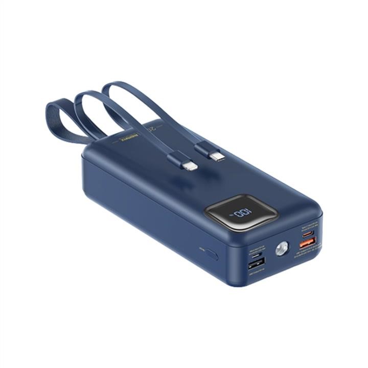 Remax RPP-550 BLUE REMAX Suji Series PD 20W+QC 22.5W  Fast Charging Cabled Power Bank 30000mAh  RPP-550 Blue RPP550BLUE