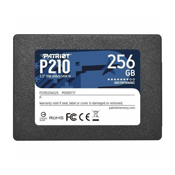 Patriot P210S256G25 SSD Patriot P210 256GB 2.5&quot; 7mm SATAIII 3D QLC P210S256G25