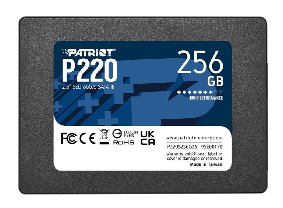 Patriot P220S256G25 SSD Patriot P220 256GB 2.5&quot; 7mm SATAIII P220S256G25