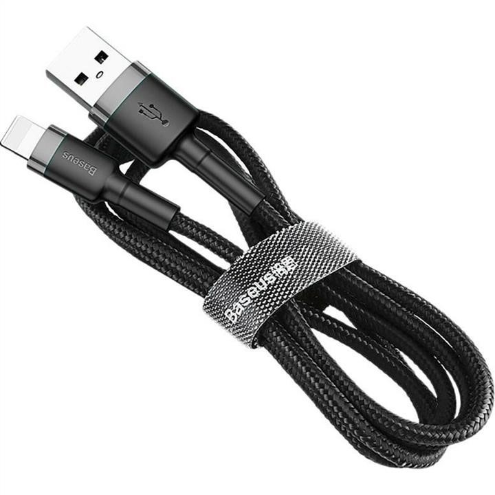 Baseus CALKLF-HG1 Baseus Cafule Cable（Special Edition）USB For iP 2m Grey+Black CALKLFHG1