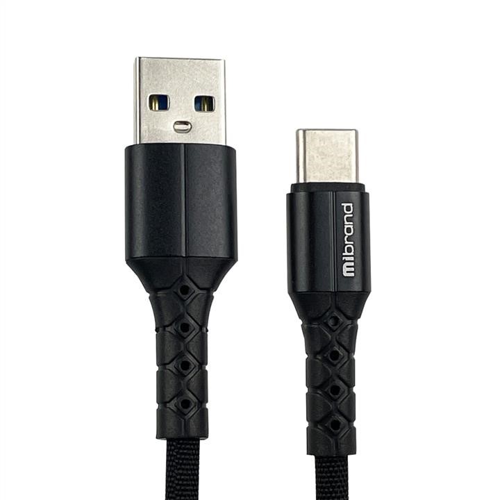 Mibrand MIDC/3205TB Mibrand MI-32 Nylon Charging Line USB for Type-C 2A 0.5m Black MIDC3205TB
