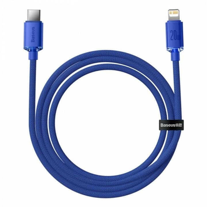 Baseus CAJY000203 Baseus Crystal Shine Series Fast Charging Data Cable Type-C to iP 20W 1.2m Blue CAJY000203