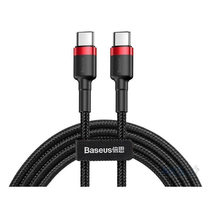 Baseus CATKLF-H91 Baseus Cafule USB Cable Type-C-Type-C 3A 2m Red+Black CATKLFH91