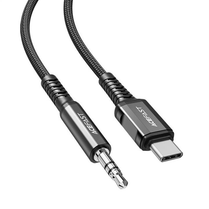 AceFast AFC1-08B AceFast C1-08 USB-C to 3.5mm aluminum alloy audio cable Black AFC108B
