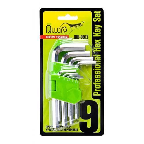 Alloid НШ-0912 Hex wrench set 0912