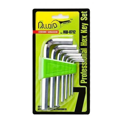 Alloid НШ-0712 Hex wrench set 0712