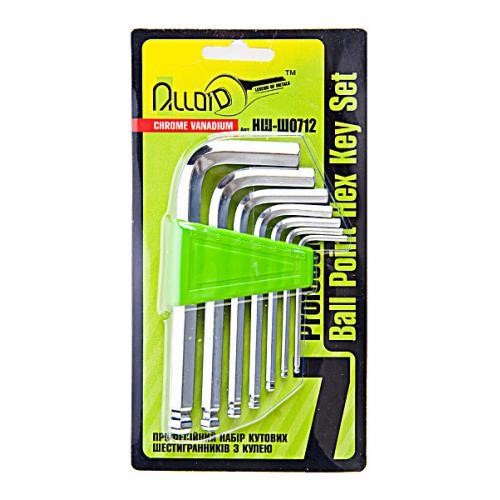 Alloid НШ-Ш0712 Hex wrench set 0712