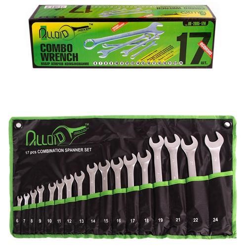 Alloid НК-2005-17М Set of combined wrenches 200517