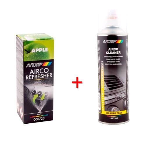 Motip 090508BS+000723 Set of air conditioner cleaner and air conditioning system cleaner MOTIP apple 090508BS000723