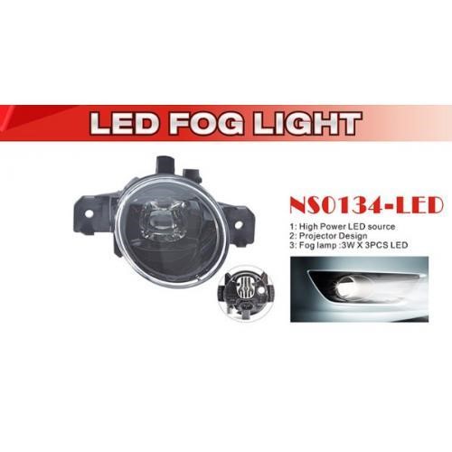 DLAA NS-0134-LED Fog lamp DLAA for Nissan 2017-, kit NS0134LED