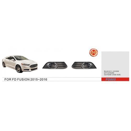 DLAA FD-805 Fog lamp DLAA for Ford Fusion 2017-2018, kit FD805