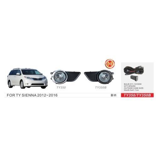 DLAA TY-350 Fog lamp DLAA for Toyota Sienna 2012-2016, kit TY350