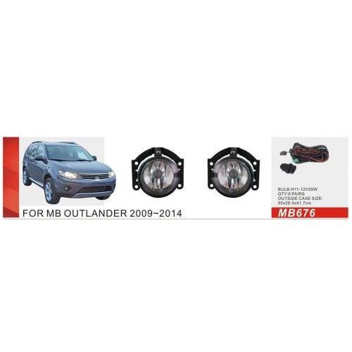 DLAA MB-676 Fog lamp DLAA for Mitsubishi Outlander XL 2009-2014, kit MB676