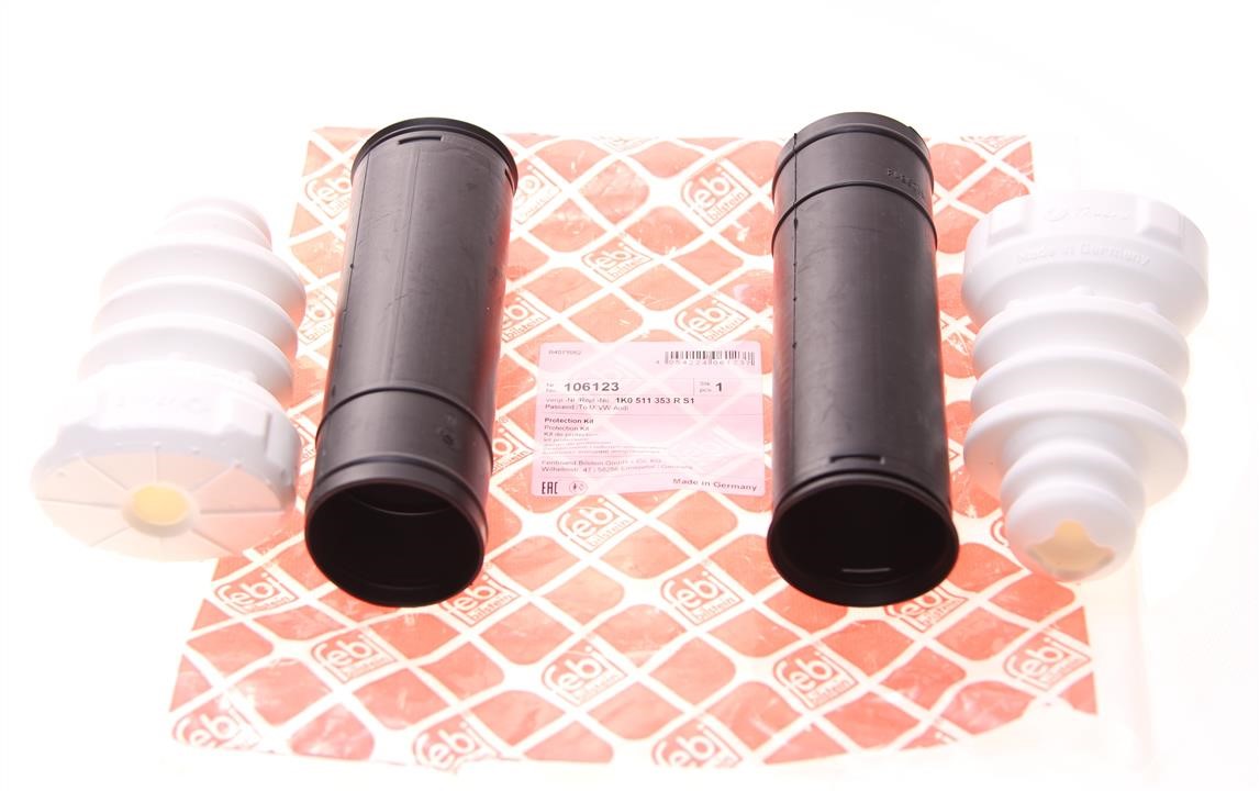 Bellow and bump for 1 shock absorber febi 106123