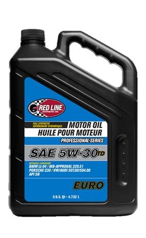 Red line oil 12225 Engine oil Red line oil Professional Euro 5W-30, 4,73L 12225